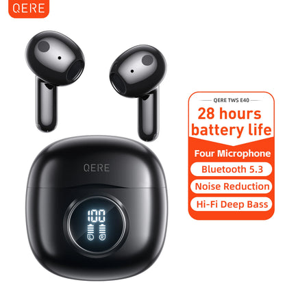 Wireless Bluetooth Earphones, 5.3, TWS HD Microphone