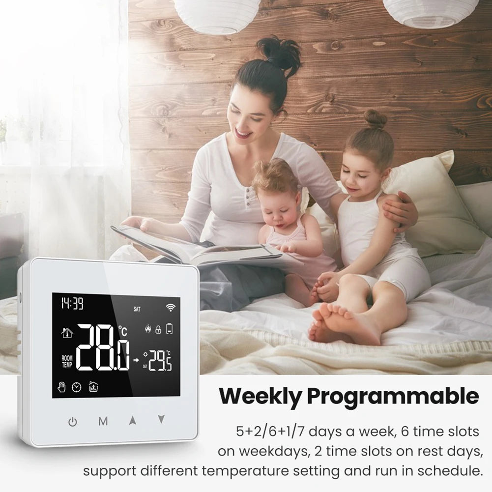 WiFi Smart Home Thermostat Compatible with Alexa ,Google Home, and Alice