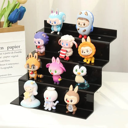 4 Tier Black shelves for Cupcakes ,Perfumes, Figurines, Display Stand Risers Shelf for Decoration and Organizer