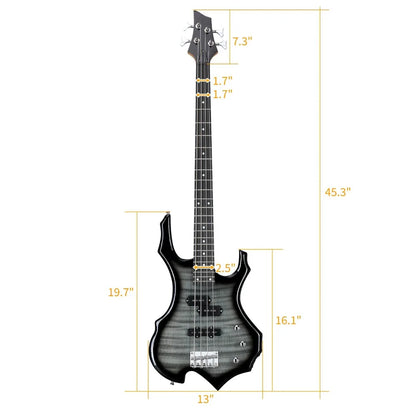 46" Full Size Electric Bass Guitar