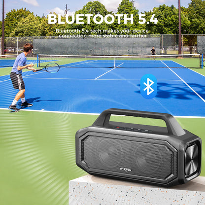 Bluetooth Wireless, 80W Portable Outdoor Speakers