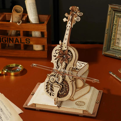 3D Wooden Musical Box Puzzles for Adults