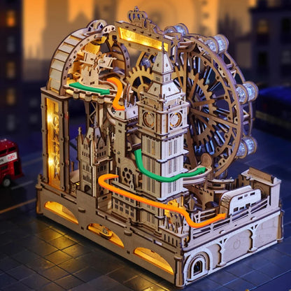 Travel London Marble Run Interactive 3D Wooden Puzzle