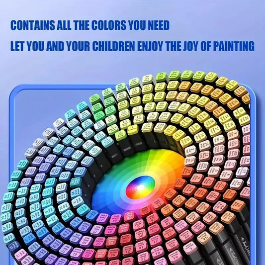 48 Colors Dual Tip Art Markers for  Adult Coloring Book