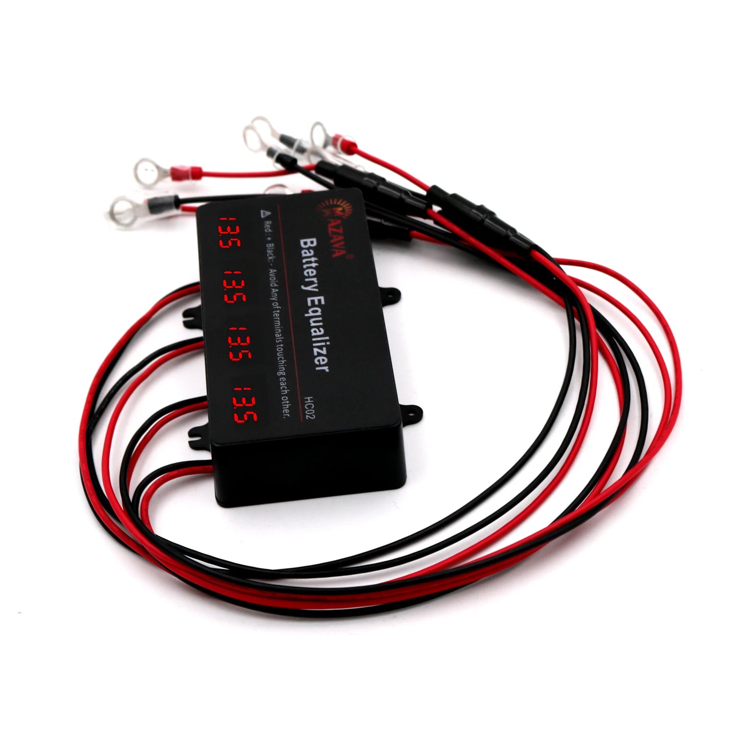 Mazava HC02 LED Display Battery Equalizer for 4 x 12V Batteries Balancer 4S Active Voltage Lead Acid  Li li-ion LiFePO4 Battery