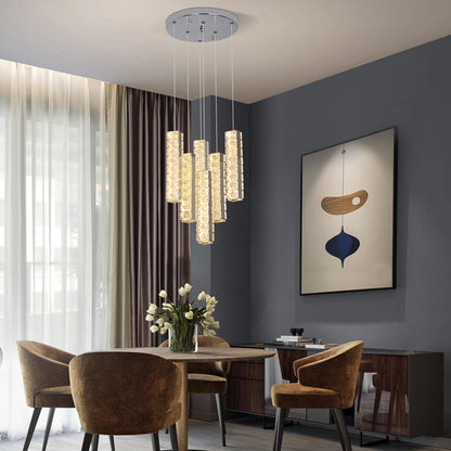 Nordic K9 Crystal LED Chandelier for Modern Luxury Home Décor