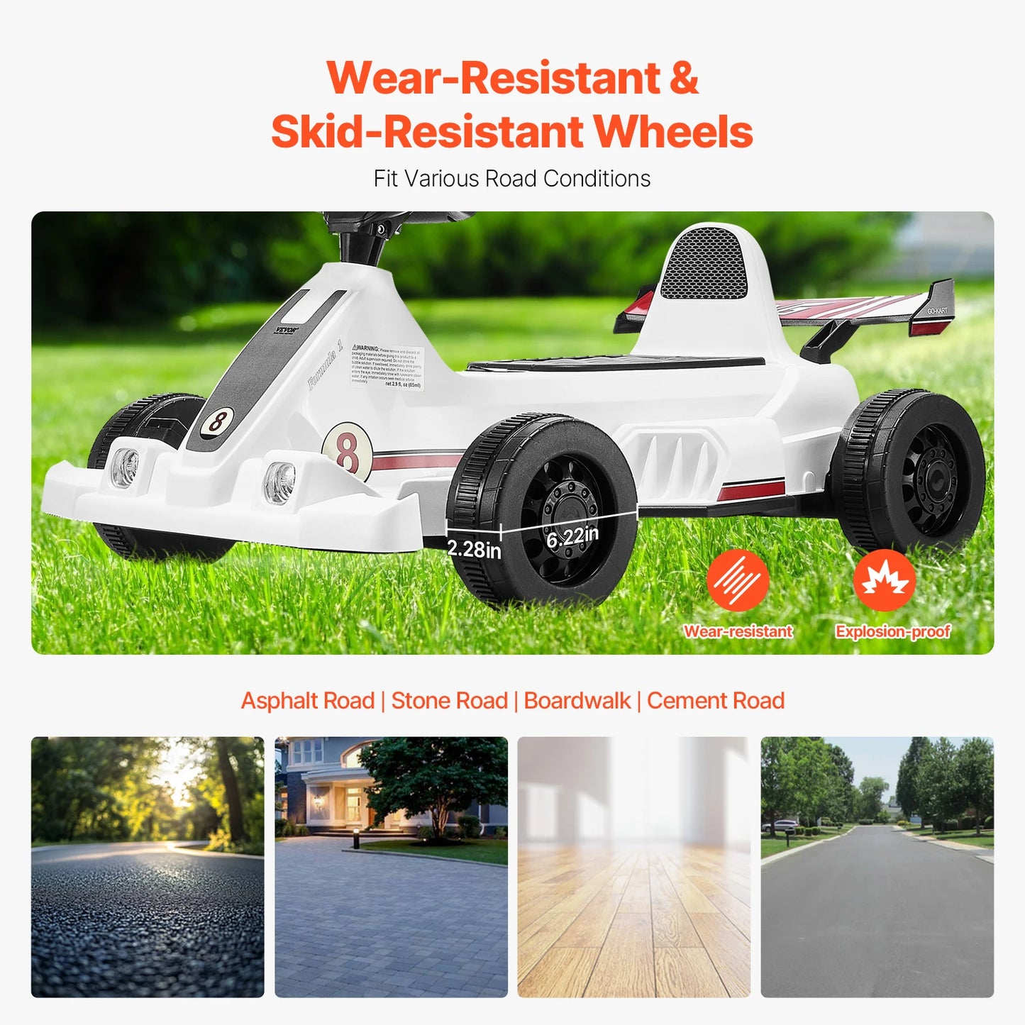 6V 4.5Ah Electric Pedal Go Kart
