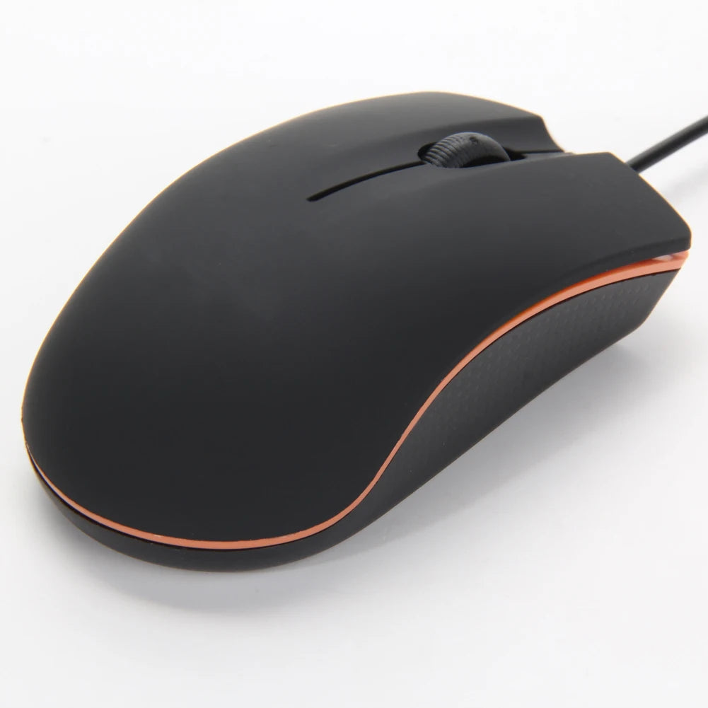USB Wired Optical Ergonomic Mouse 1200 DPI, 3 Buttons