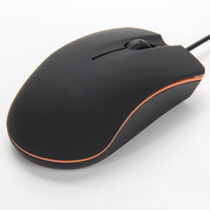 USB Wired Optical Ergonomic Mouse 1200 DPI, 3 Buttons