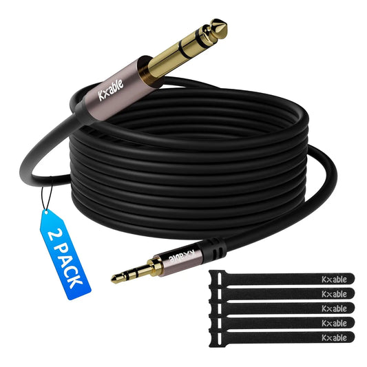 3.5mm to 6.35mm Stereo Audio Cable