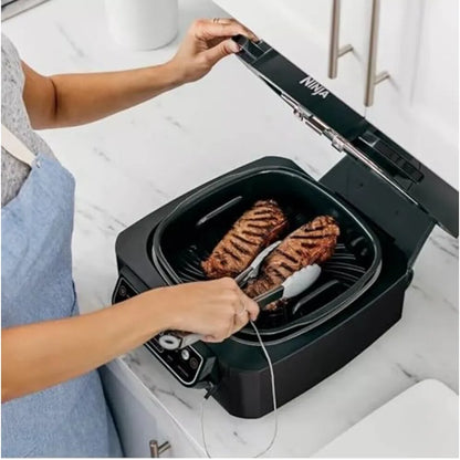 Ninja 4in1 Indoor Grill with 4 Quart Air Fryer for Healthy Cooking