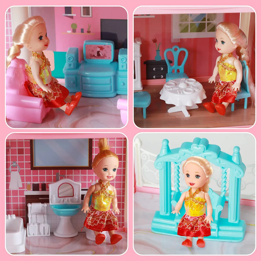 3D Princess Castle Villa Children's Play House