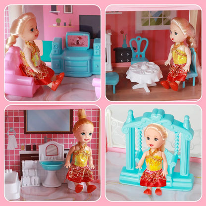3D Princess Castle Villa Children's Play House