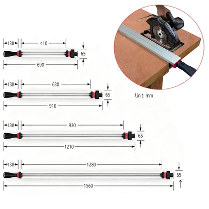 Wood Board Straight Edge Clamp Saw Cutting Guide