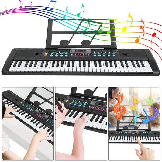 61 Key Electronic Organ with Microphone