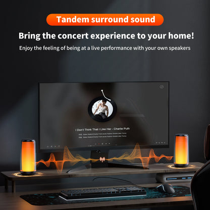 Bluetooth Portable Speaker, IPX5 Waterproof, Outdoor Multiple connection modes