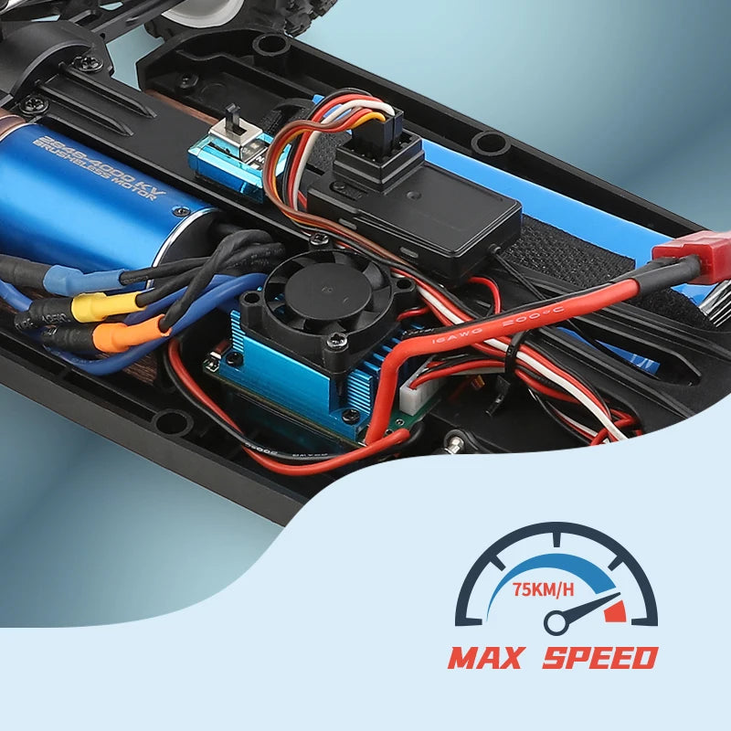 RC Car 75KM/H 2.4G Brushless Remote Control Vehicle