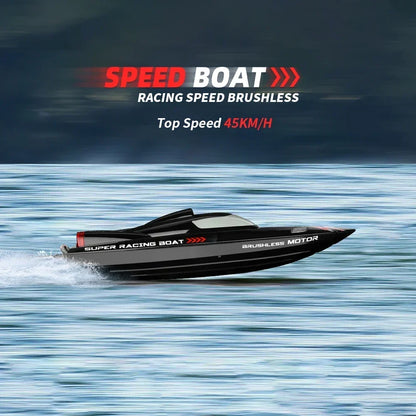 RC Boat 2.4Ghz 55KM/H Brushless High Speed Racing Ship For Adults with 2 Batteries