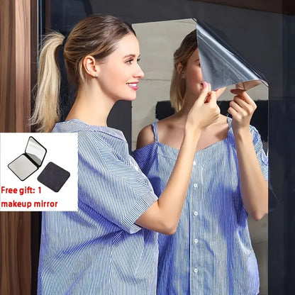 Mirror Self-adhesive  Wall Stickers Acrylic 3D Wall Decal for Living Room, Bedroom or Bathroom Decors