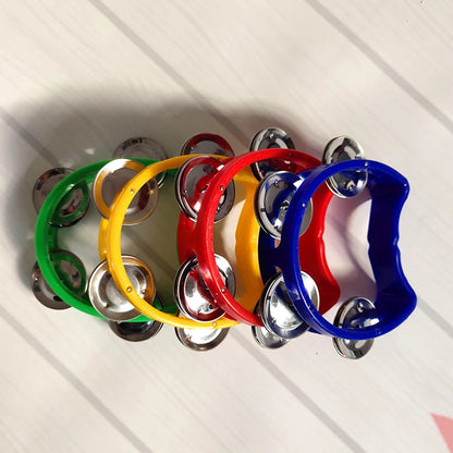 4pcs Tambourine Jingles Hand Rattle
