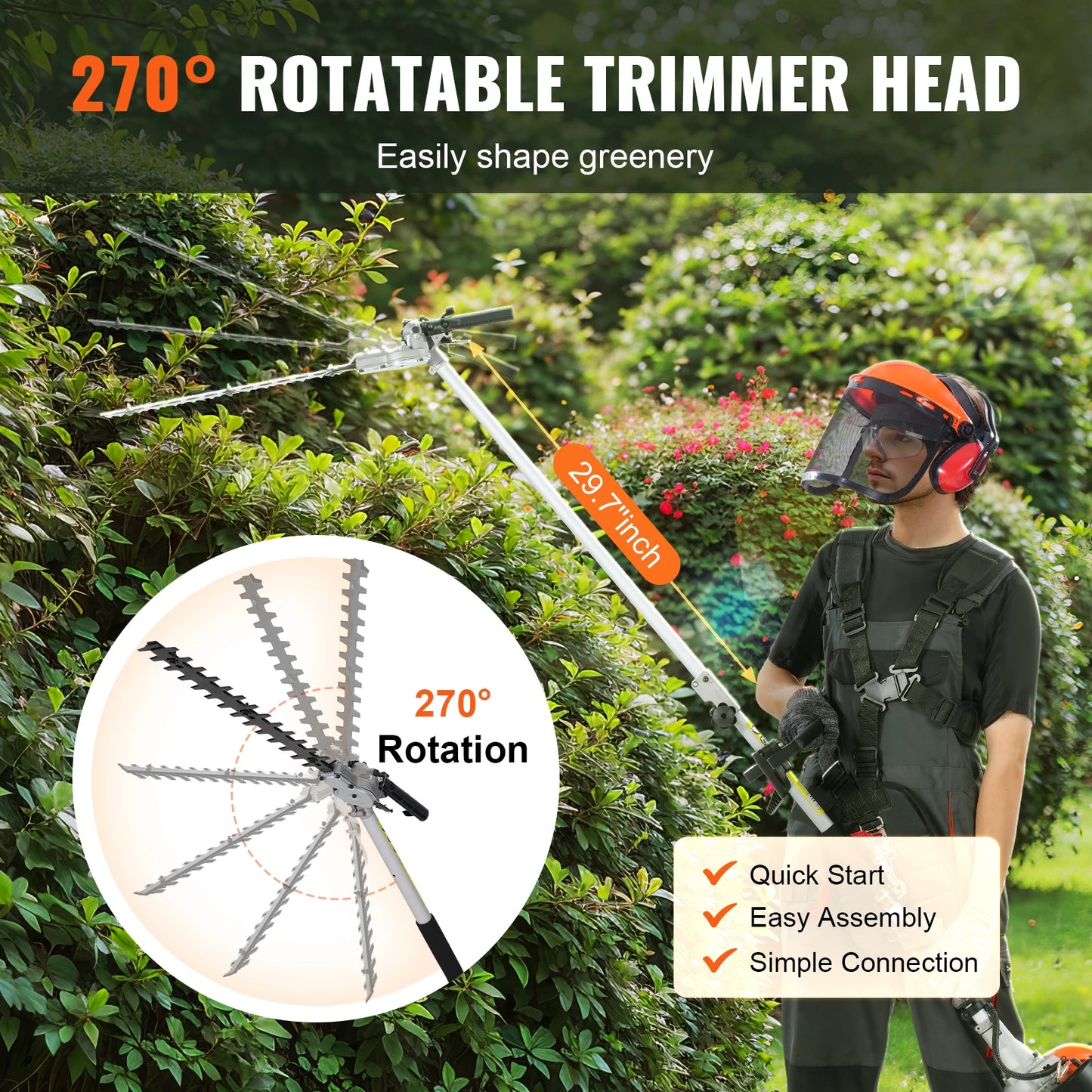 Gas 52CC 6-in-1 Multi-Functional Trimming Tools