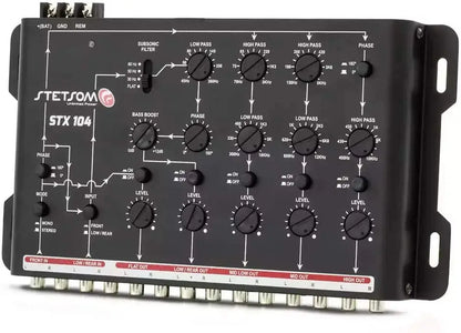 STX 104 PRO 5-Way Digital Car Audio Crossover with EQ
