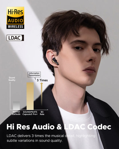 SoundPEATS Capsule 3 Pro+ Wireless Earbuds