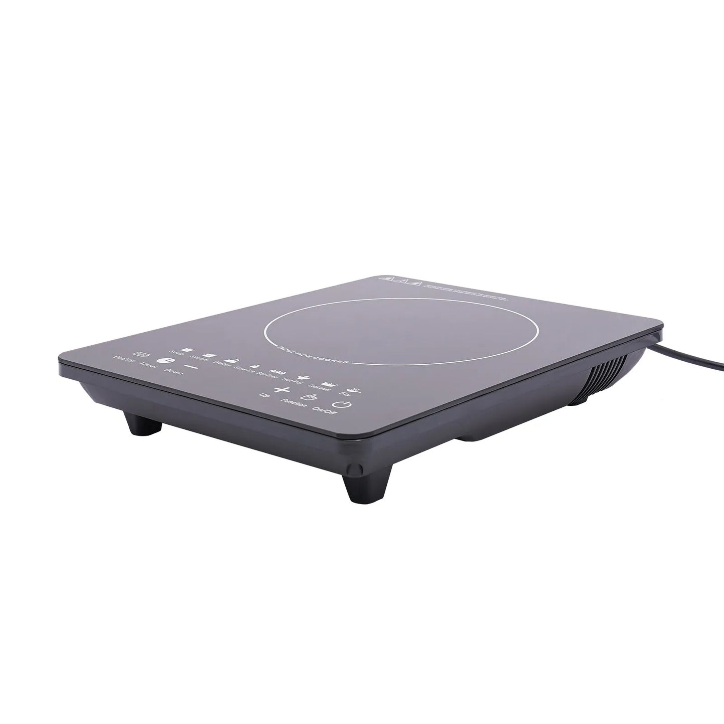 Electric Induction Cooktop, 8 Power Levels, Touch Control Burner 180min Timer Portable Stove for Home or RV