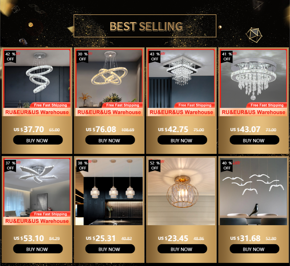 Nordic LED Pendant Hanging Decorative LED Ceiling Chandelier