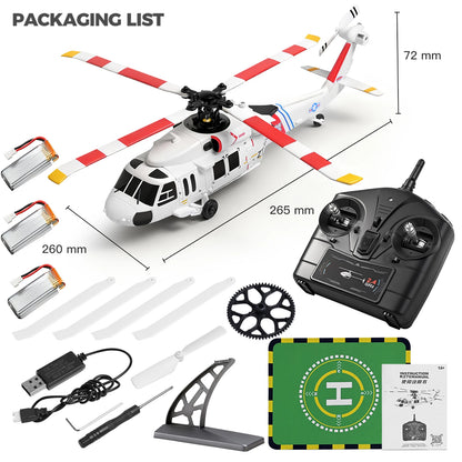 Remote Controlled Helicopter 2.4Ghz 4CH RC Helicopter Heli 6-Axis Gyroscope Optical Flow Position