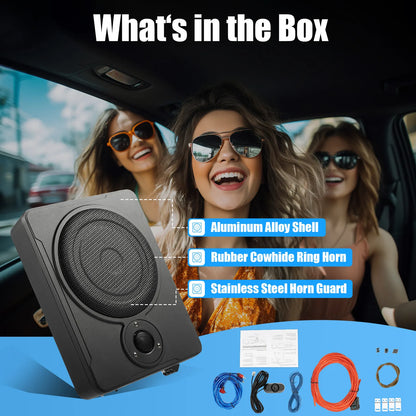 12V 8" Active Car Subwoofer