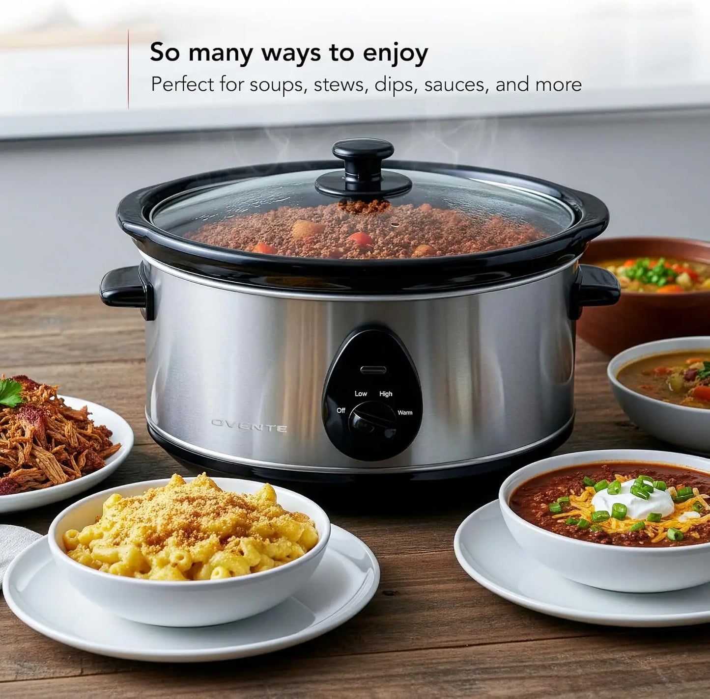 3.7 Qt. Oval Electric Slow Cooker