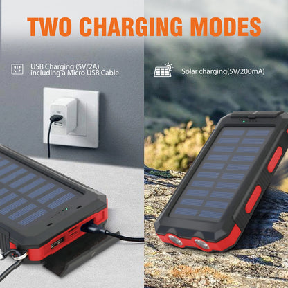 20000mAh Solar Power Bank