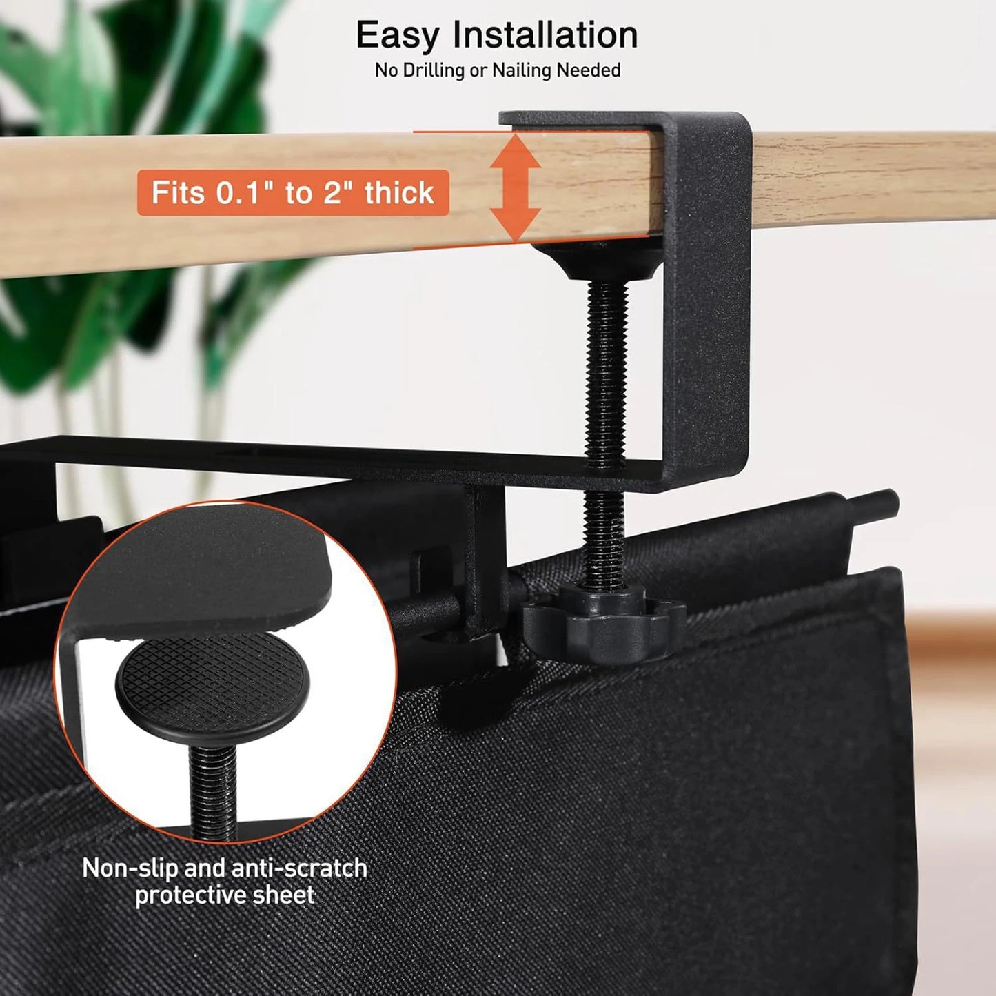Under Desk Cable Management Box Hidden Cord Organizer