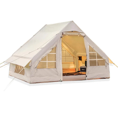 4-6 Person House Self-Supporting Air Tent with Hand Pump