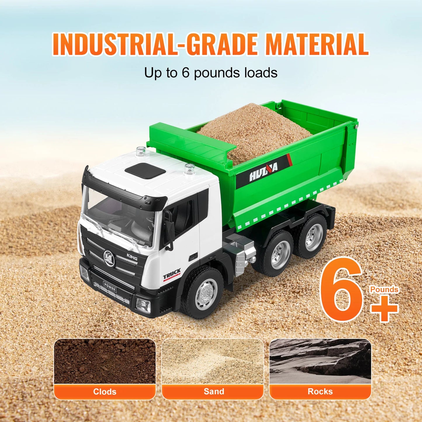 RC Dump Truck 9-Channel Remote Model Truck