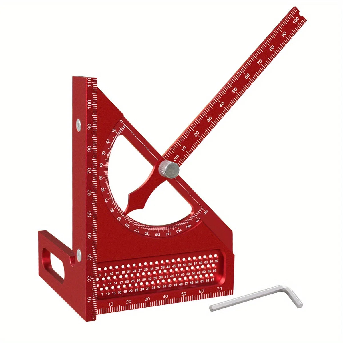3D Adjustable Carpentry Square Protractor