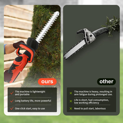 22, "  21V Handheld Hedge Trimmer