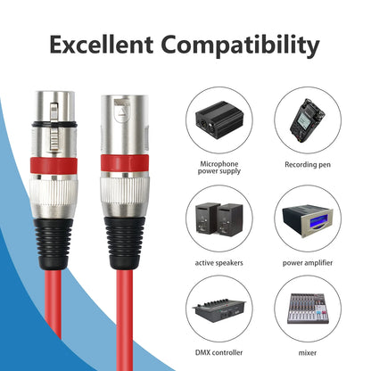 XLR Male To Female Mic Cable