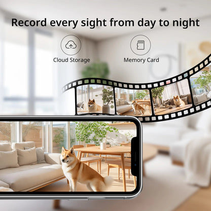 Smart Camera 2K Security Protection WIFI Surveillance 5G/2.4GHz Indoor Baby Night Vision 360° Pan & Tilt 2-Way Audio K30