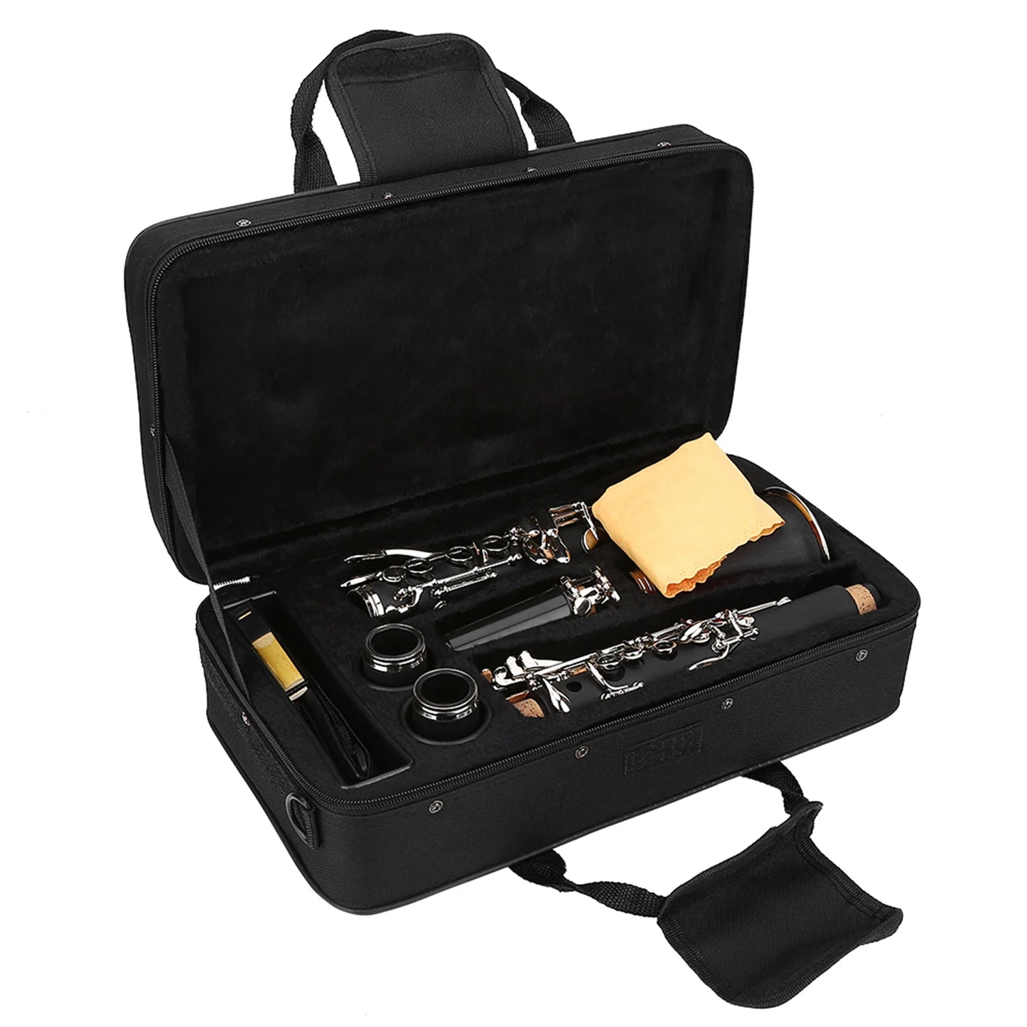 17 Key Descending B Tone Bakelite Clarinet