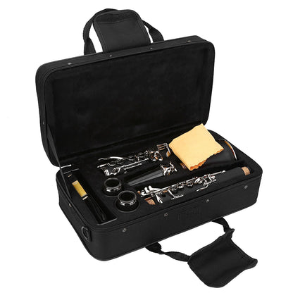 17 Key Descending B Tone Bakelite Clarinet