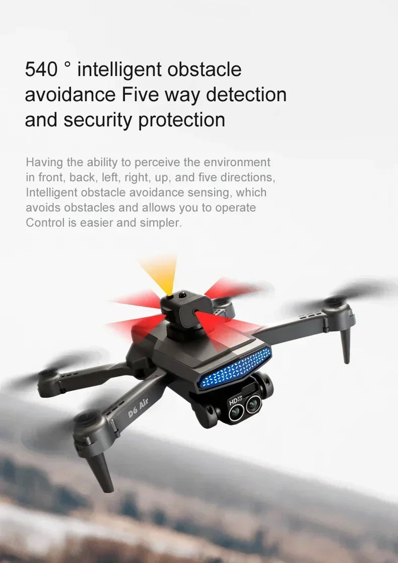 RC Foldable Quadcopter 8K Drone Professional HD Dual Camera Optical Flow Localization Obstacle Avoidance WIFI FPV