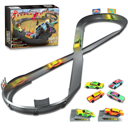 VATOS CRASH RACERS Track Speed Collision Racing Car Set