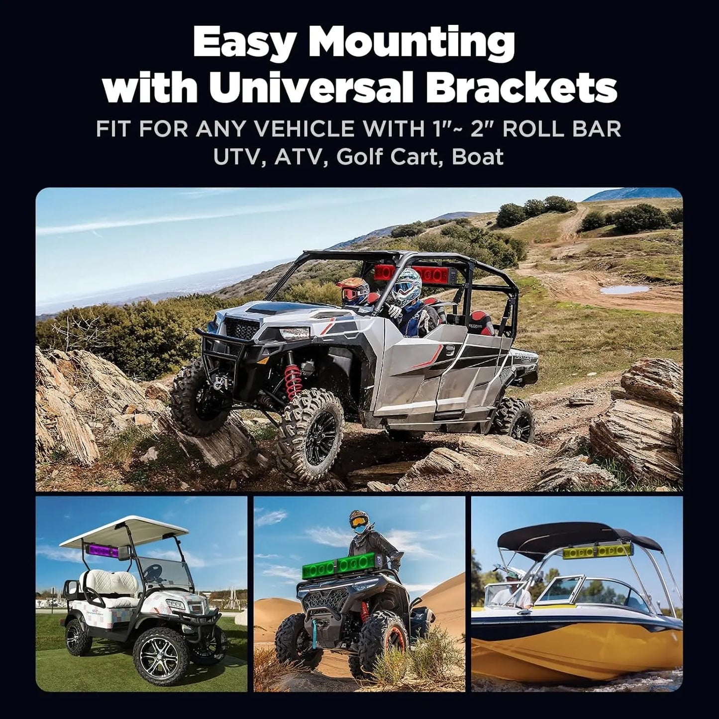 34" UTV Sound Bar