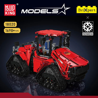 RC MOC-35270 Pneumatic Crawler Tractor Building Block Set by Mould King