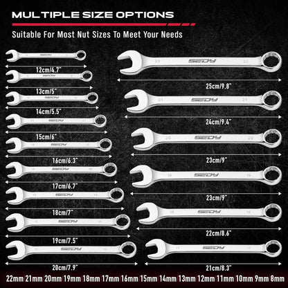 30-Piece Combination Wrench Set