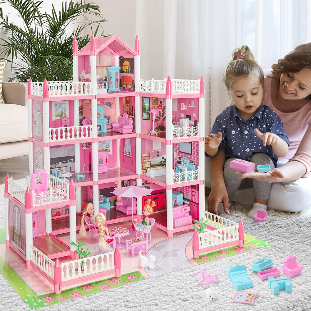 3D Princess Castle Villa Children's Play House
