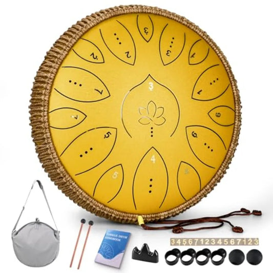 13 Inch Steel Tongue, Hand Pan Drum