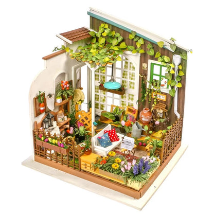 Miniature Greenhouse Wooden Kit